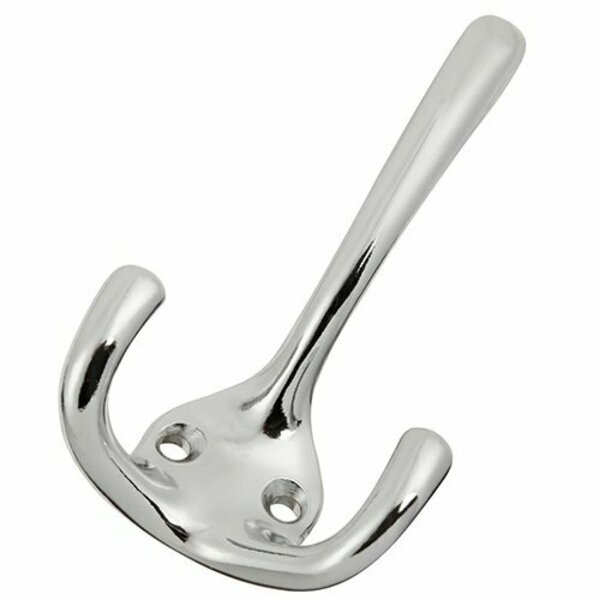Belwith P25026-Ch Double Utility Hook 5/8in Chrome P25026-CH